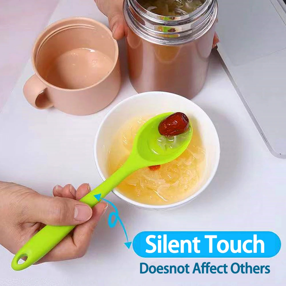 Soft Silicone Stirring Spoon