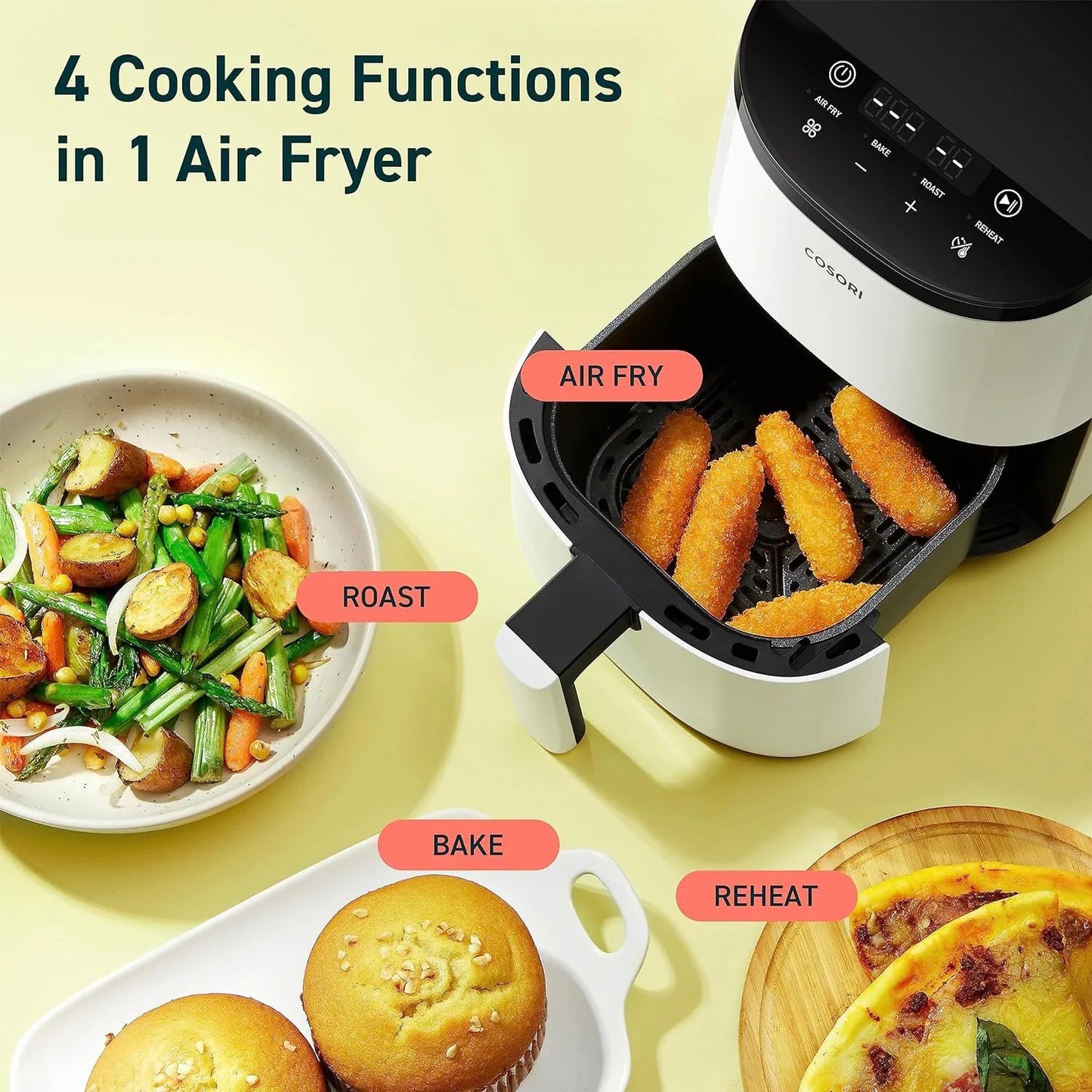 4-in-1 Mini Air Fryer Oven