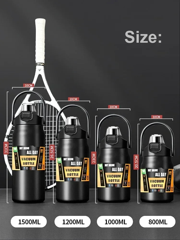 Stainless Steel Thermos with Straw