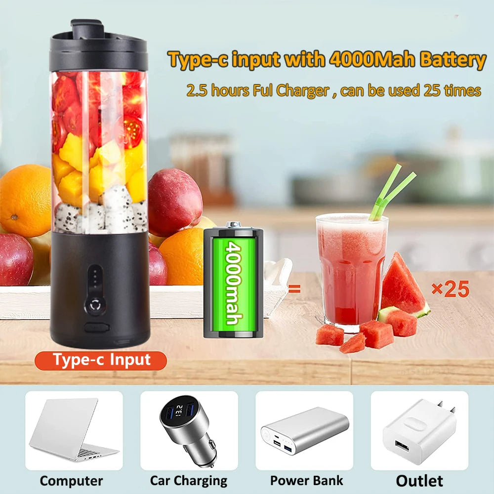 Mini Portable Fruit Blender