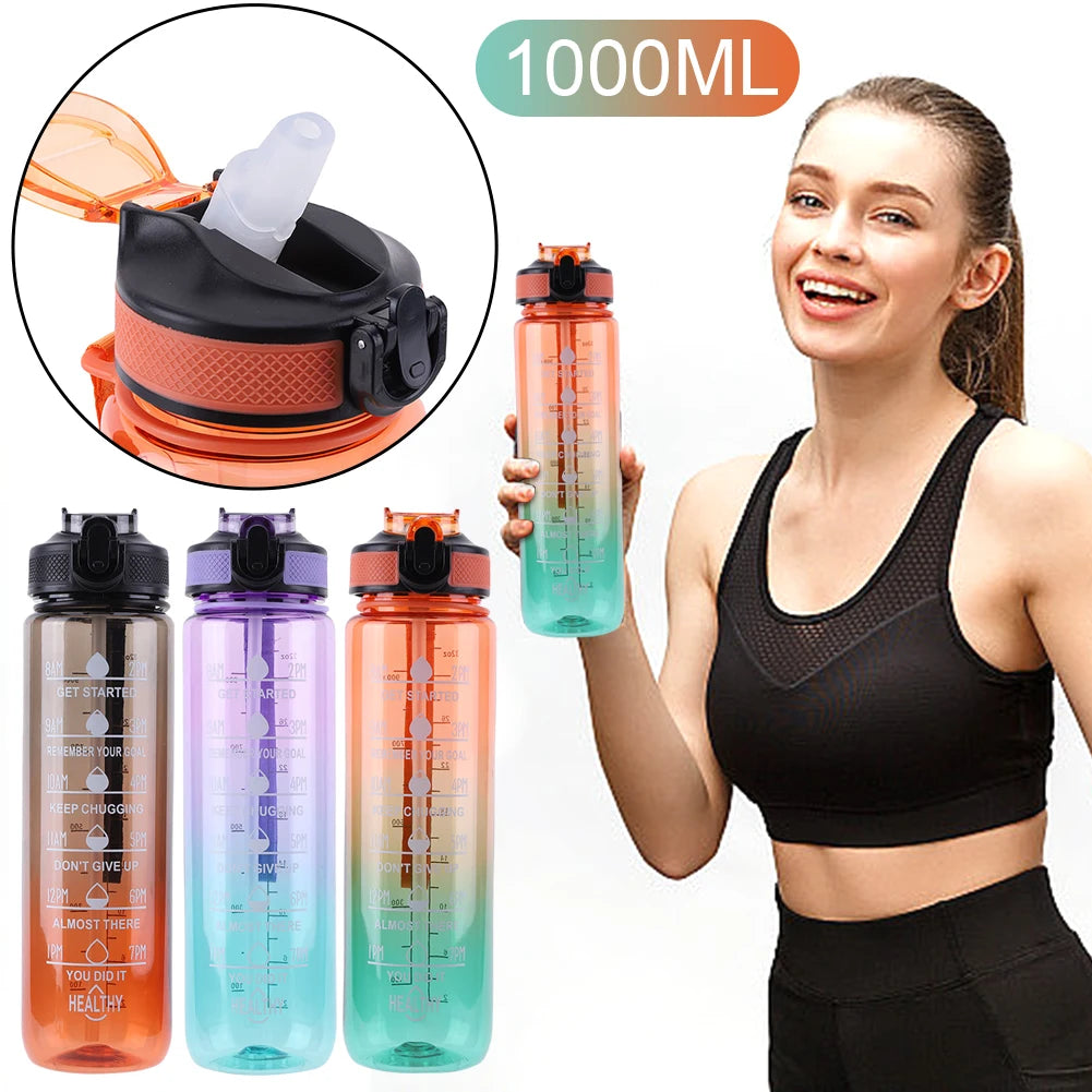1000ml Gradient Water Bottle