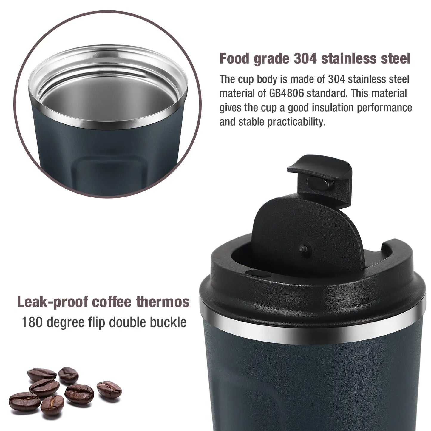 Insulated Stainless Steel Coffee Mug