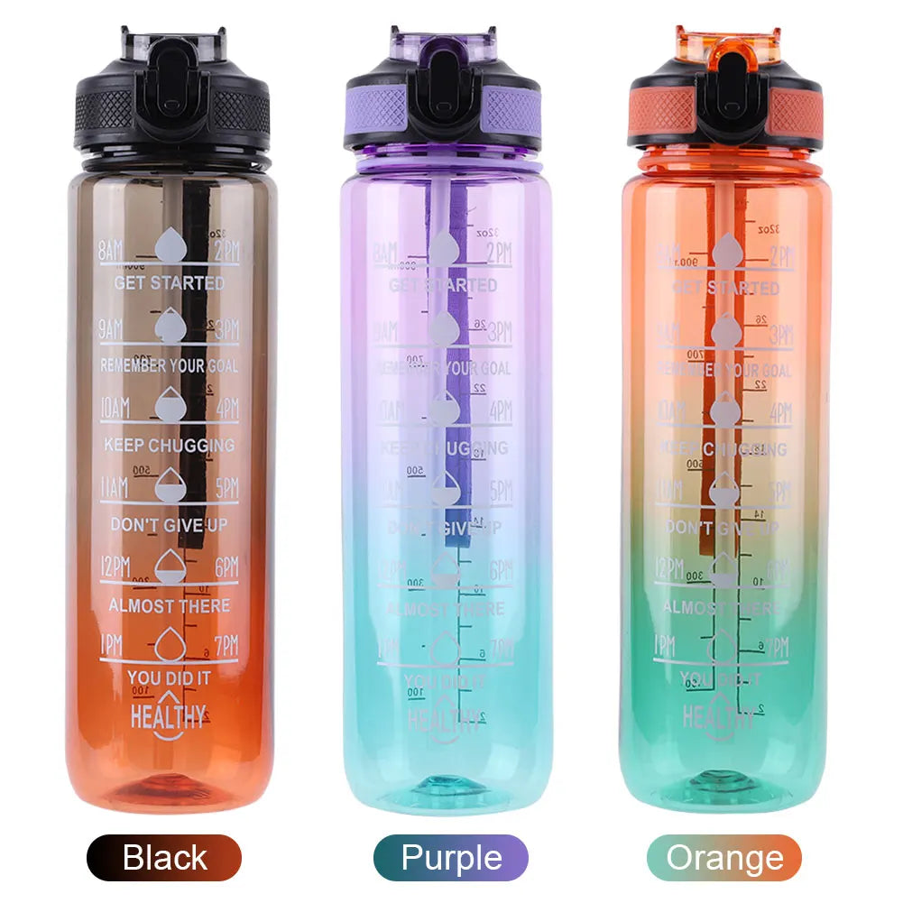 1000ml Gradient Water Bottle