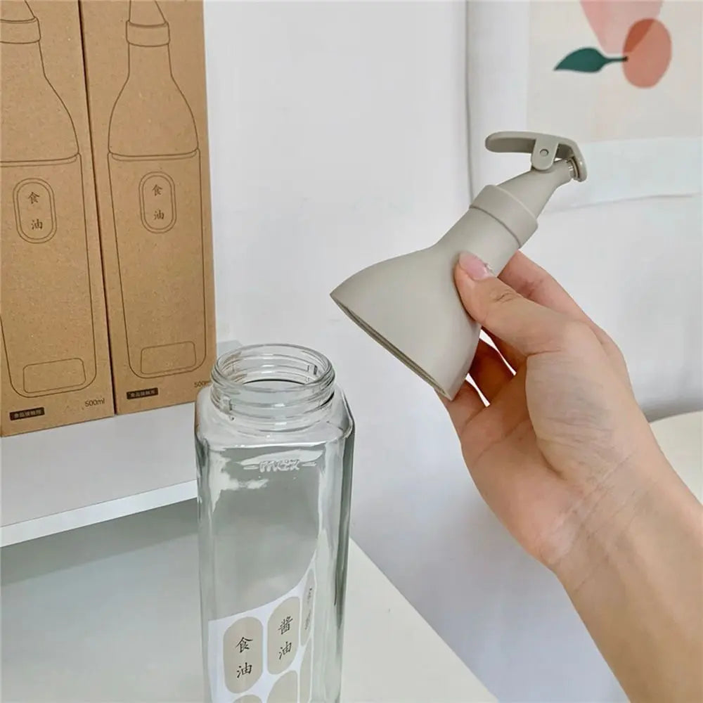 Wine Pourer Glass Oil Bottle 500ML
