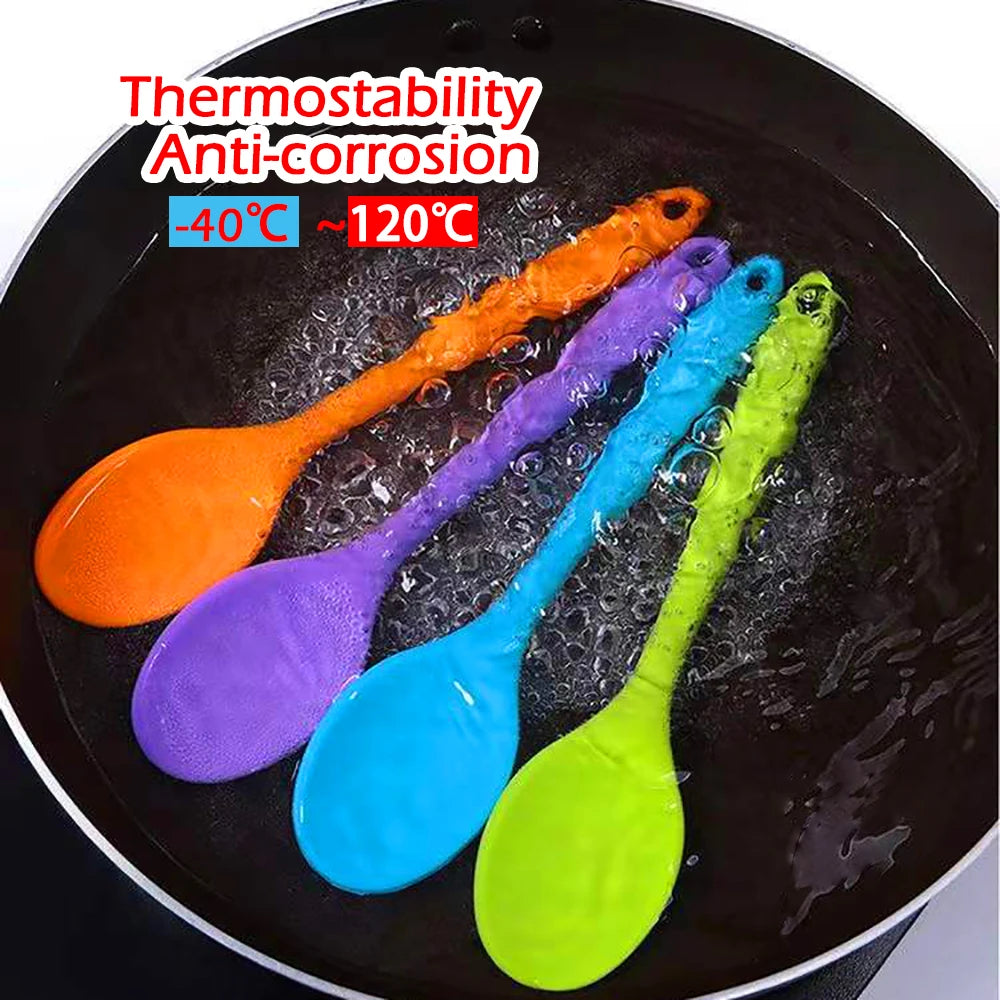 Soft Silicone Stirring Spoon