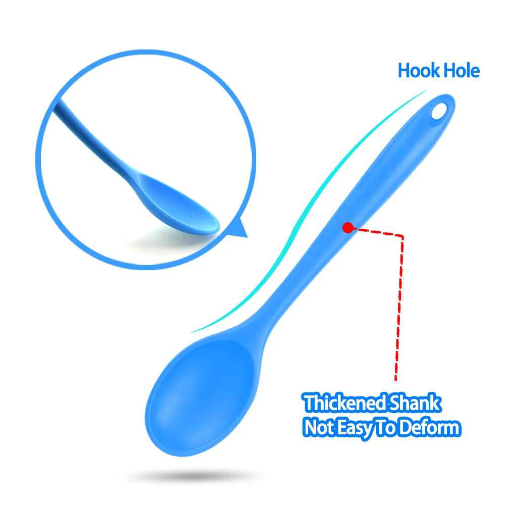 Soft Silicone Stirring Spoon