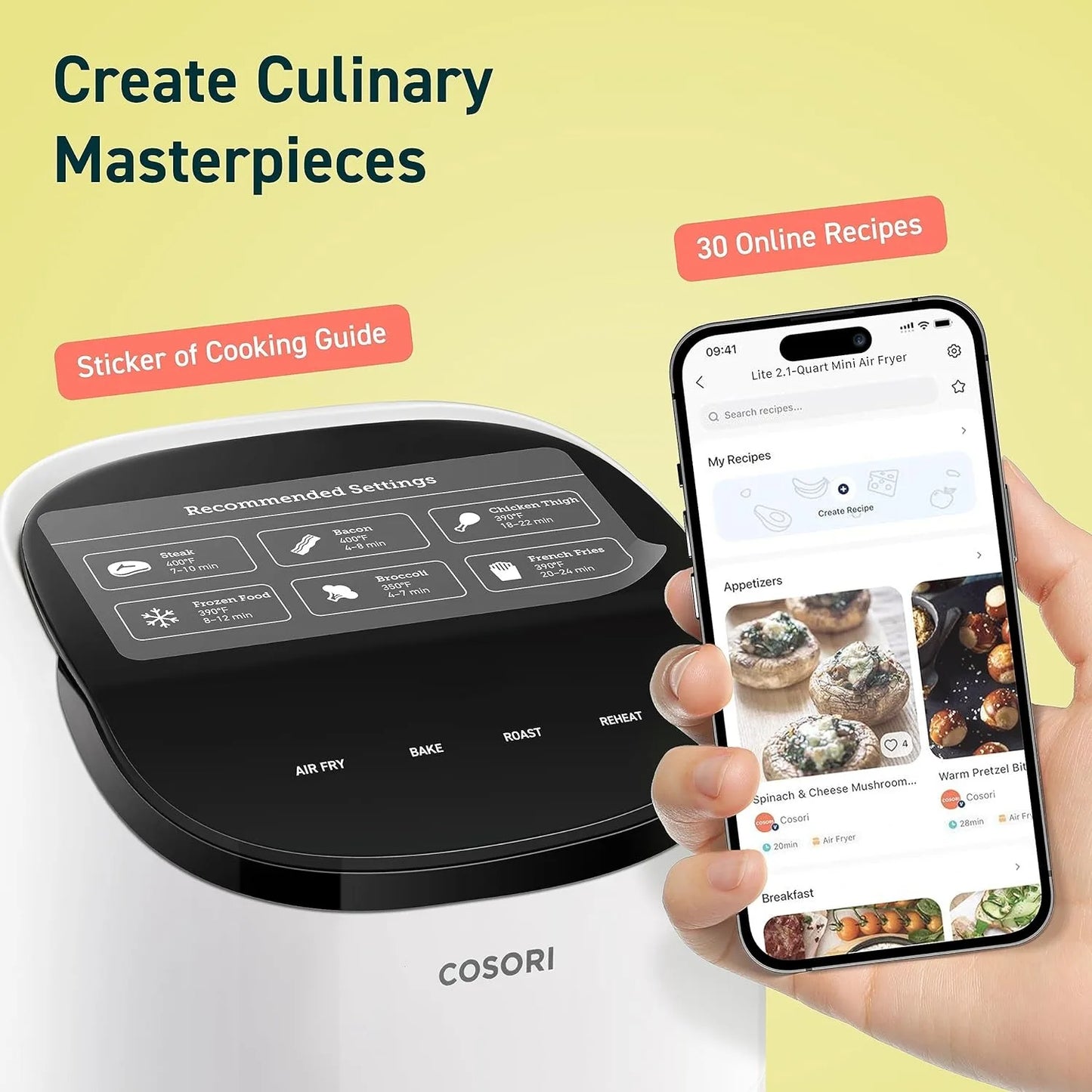 4-in-1 Mini Air Fryer Oven