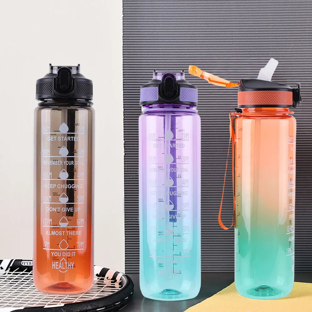 1000ml Gradient Water Bottle