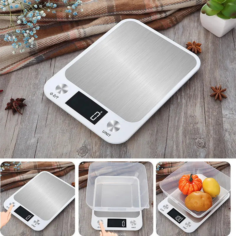 15Kg Kitchen Scale Digital Stainless Steel