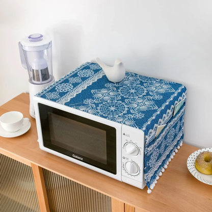 Cotton Linen Microwave Oven Cover