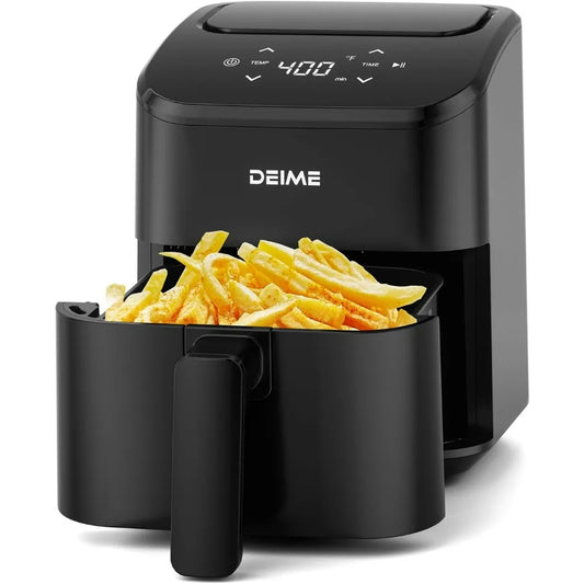 Air Fryer 3 Qt, Small Airfryer Digital Space Saving Compact, Bake, Reheat, Roasts for Quick Easy Meals, Mini Compact & Quiet